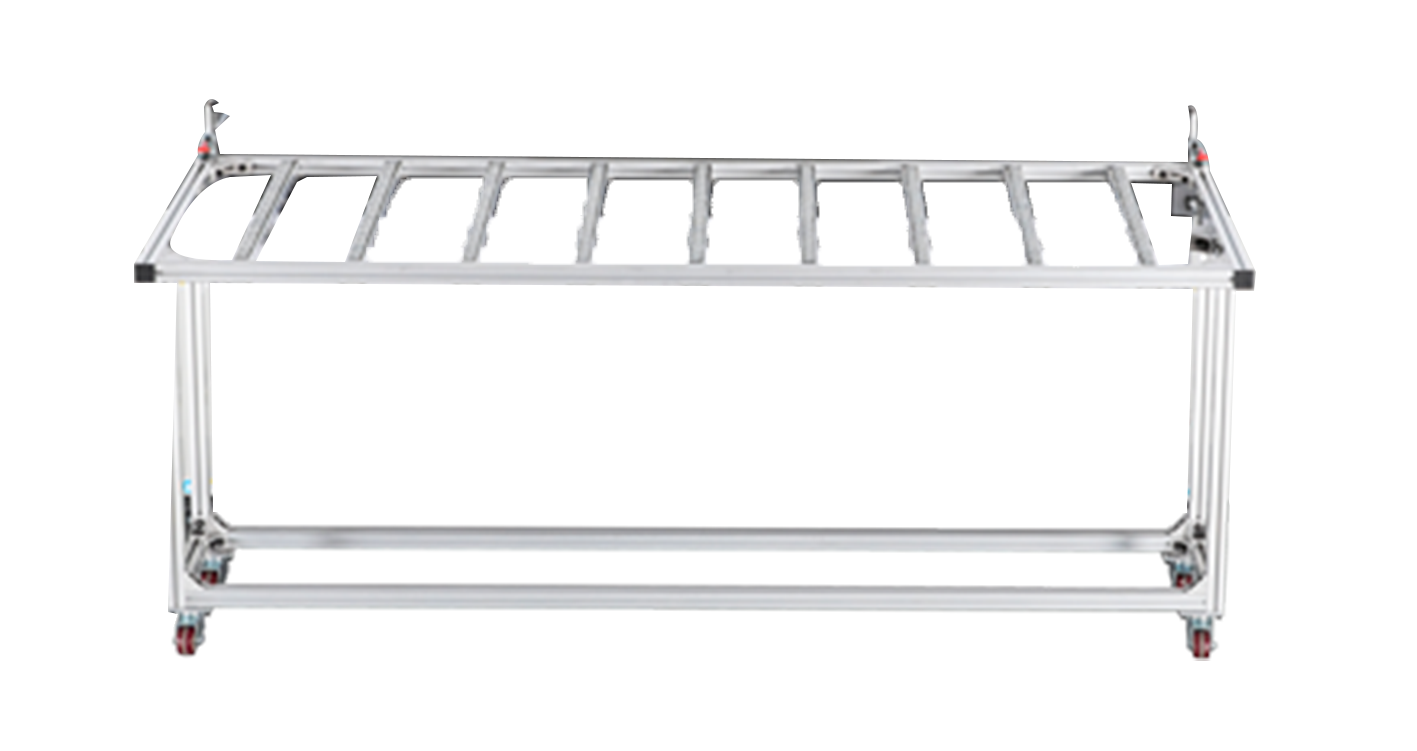 Mesa de rodillos estándar, compatible con láminas y rollos