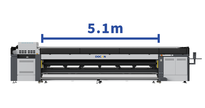 5.1 Metre Baskı Genişliği, Endüstriyel Ağır Hizmet Yazıcı